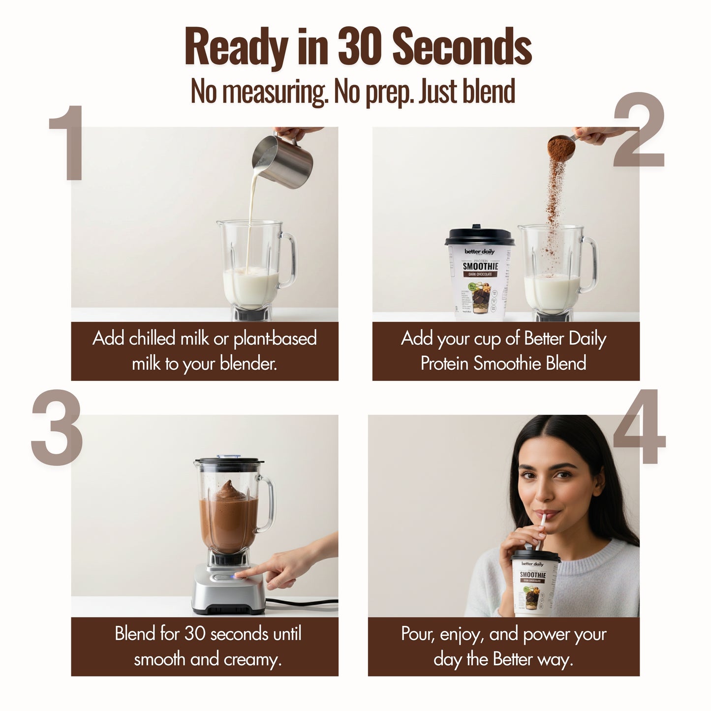 Acai Berry Protein Collagen Smoothie