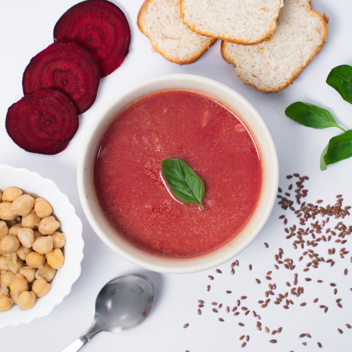 Beetroot & Beans Soup
