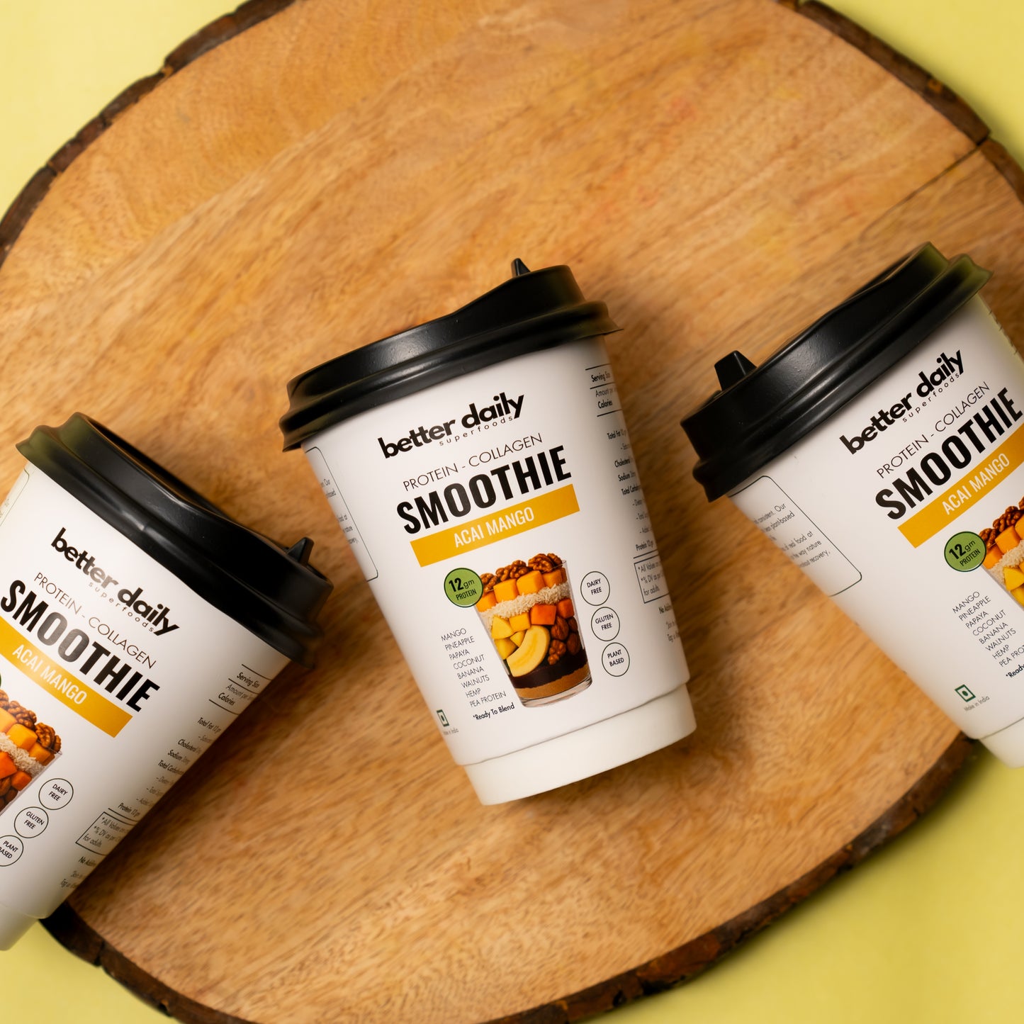 Acai Mango Protein Collagen Smoothie