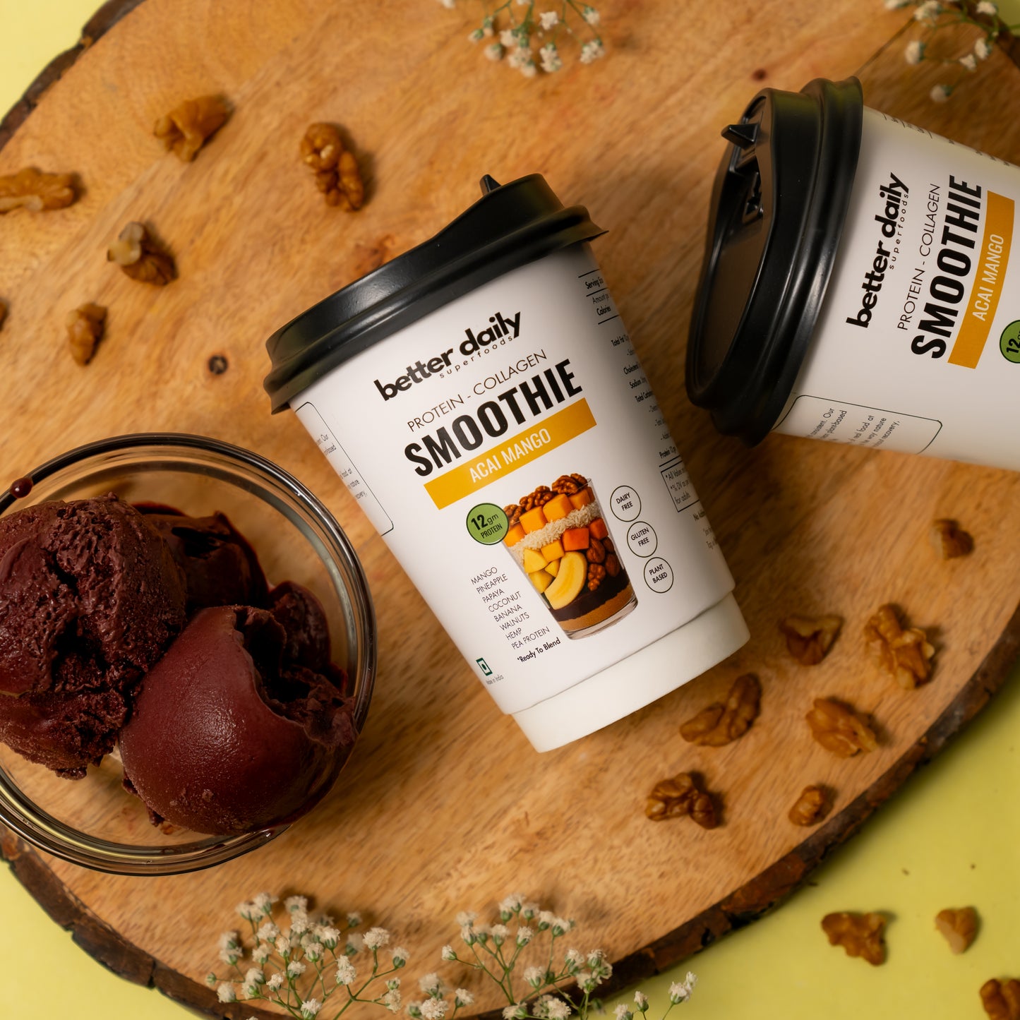 Acai Mango Protein Collagen Smoothie