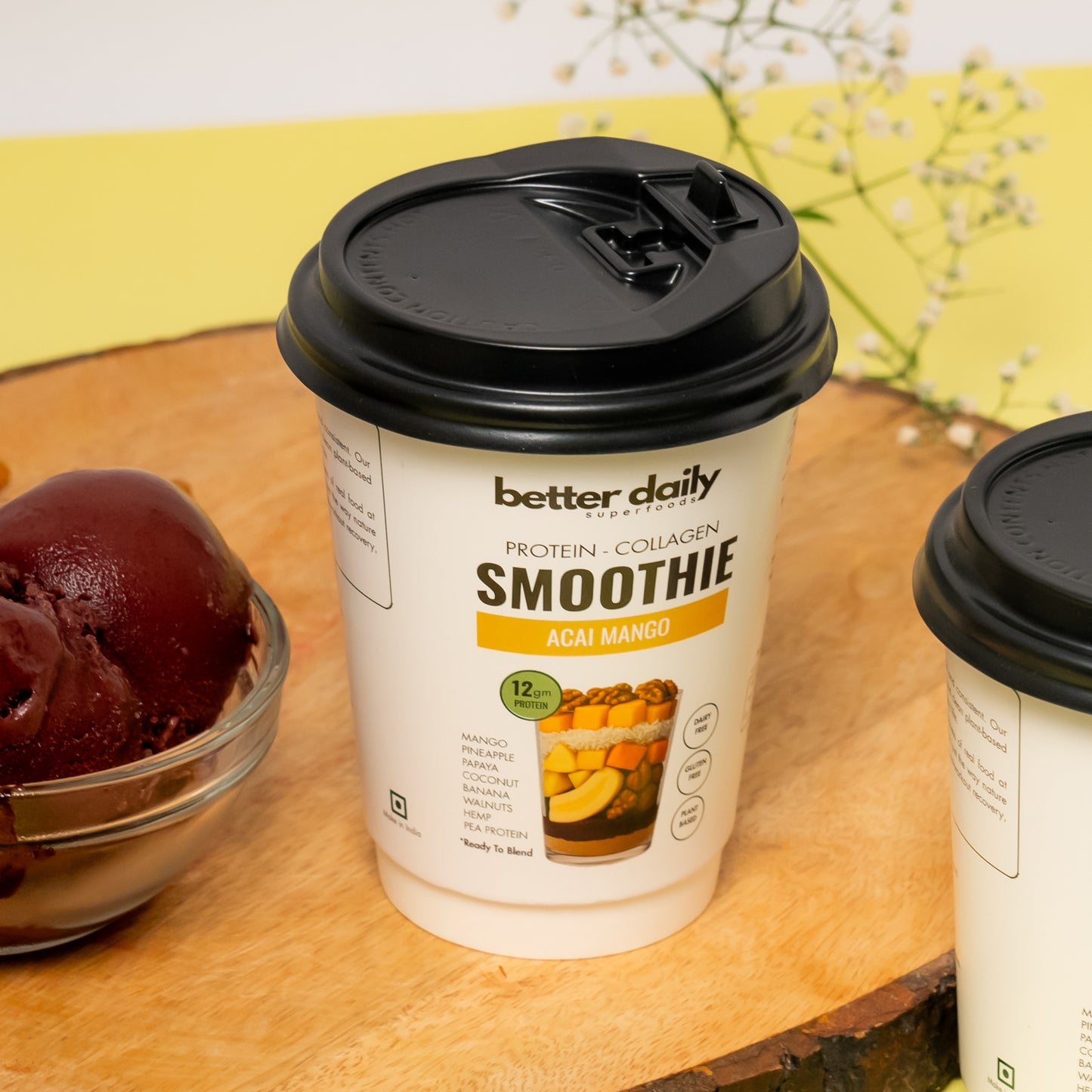 Acai Mango Protein Collagen Smoothie