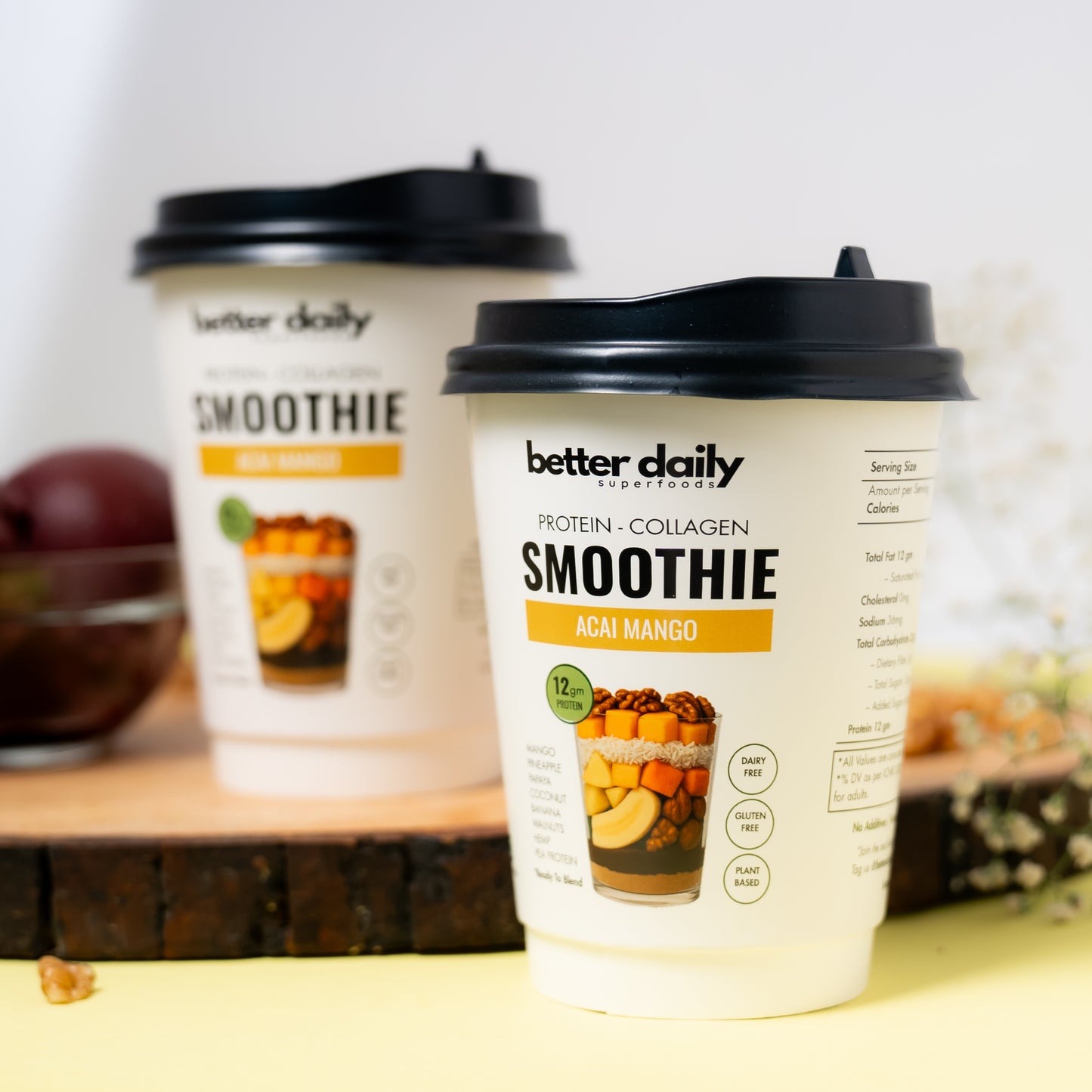 Acai Mango Protein Collagen Smoothie