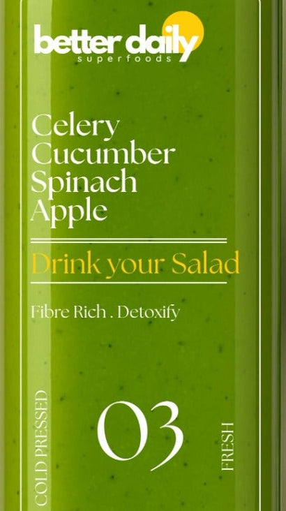 Drink your Salad - Gut Detox & Fibre Rich - Pack of 7